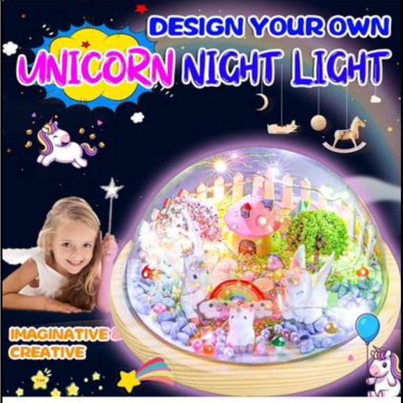 💥Unicorn Crafts for Kids,Make Your Unicorn Night Light - Picture 6 of 6